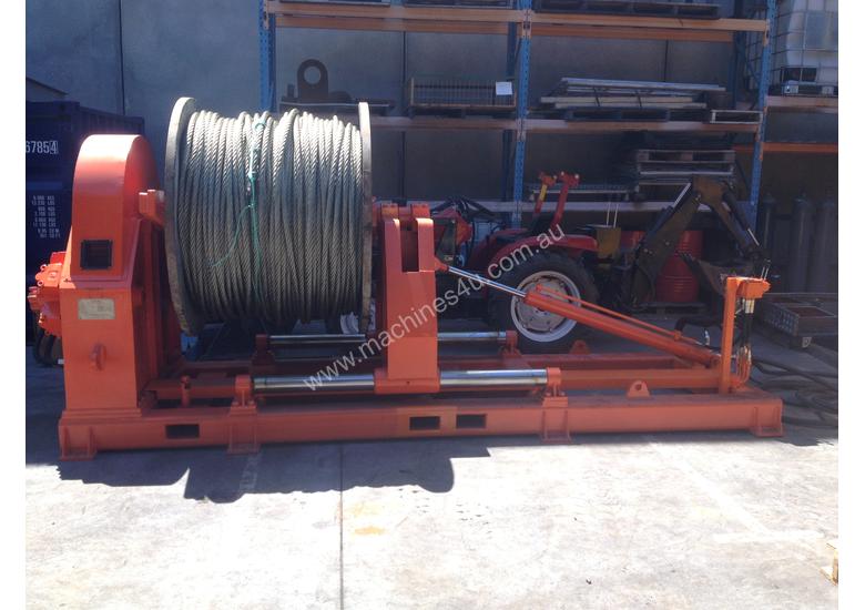 Used 2012 Fremantle Hydraulics 10T Hydraulic Wire Rope Spooling Winch