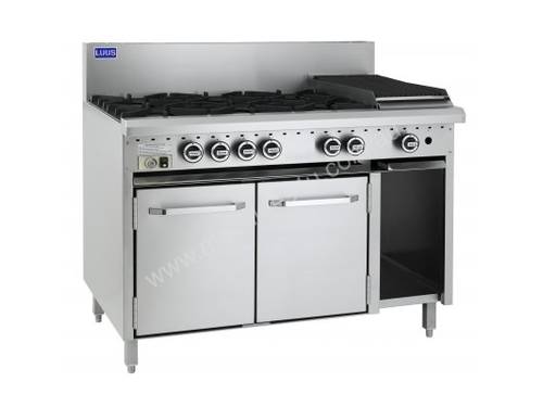 Luus CRO-6B3P 1200mm Oven with 6 Burners & 300mm Grill Essentials Series