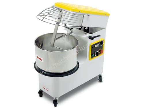 iMix 50 Litre Spiral Mixer With Fixed Bowl 2 Speed, Double Chain