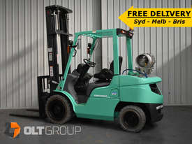 2012 Mitsubishi 3 Tonne Forklift LPG Gas Forklift 4.5m Lift Height FREE DELIVERY SYD BRIS MELB - picture0' - Click to enlarge