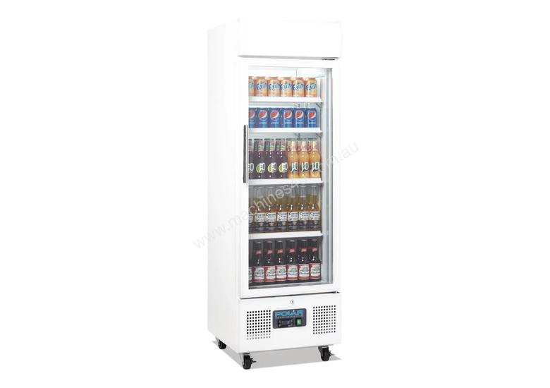 caption Polar DM075-A - Upright Display Chiller 218Ltr Single Door Fridge