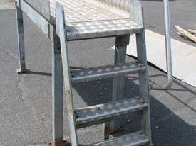 Raised Platform Steel Stairs Staircase Steps - 1m high - picture0' - Click to enlarge