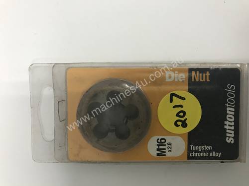 Sutton Tools Die Nut M16 x 2.0 2017 Thread Cutting P/N M440 1600
