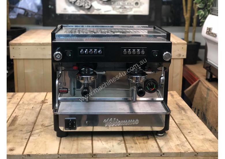 caption VIBIEMME VBM MINIMAX COMPACT 2 GROUP BLACK ESPRESSO COFFEE MACHINE