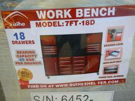 2.1m Work Bench/Tool Cabinet c/w 4 Doors - picture2' - Click to enlarge