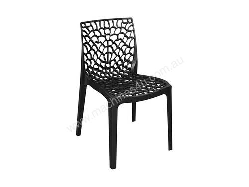 161-APP-B Duke Outdoor Polypropylene Chair (Black)