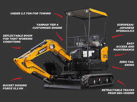 EOFY Sale on Sany SY16C Excavator - picture1' - Click to enlarge