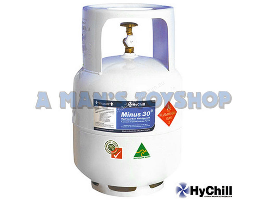 New hychill AIR CON GAS MINUS30 R134A 9KG BOTTLE LPG Tanks in , - Listed on Machines4u