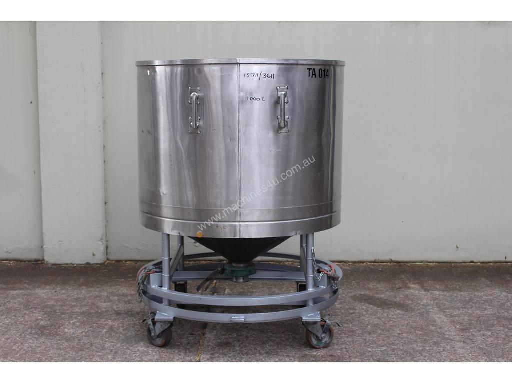 used Stainless Steel Open Top Tank Stainless Steel Tanks in CONDELL
