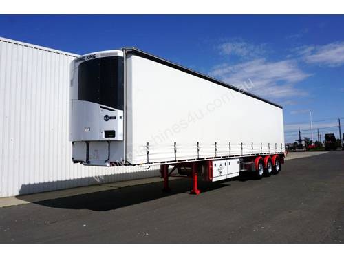 2018 Krueger ST3 22 Pallet Tri-Axle Refrigerated Curtainsider