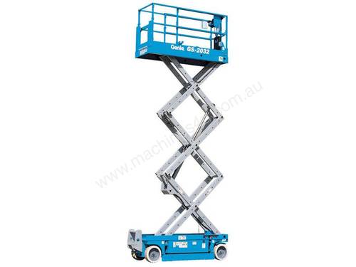 Genie GS-2032 20ft Electric Scissor Lift – Compact, Efficient, and Ideal for Indoor Use!