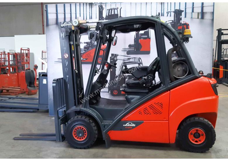 caption Used Forklift: H25T Genuine Preowned Linde 2.5t