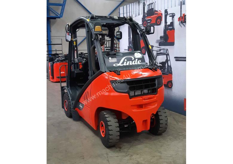 caption Used Forklift: H25T Genuine Preowned Linde 2.5t