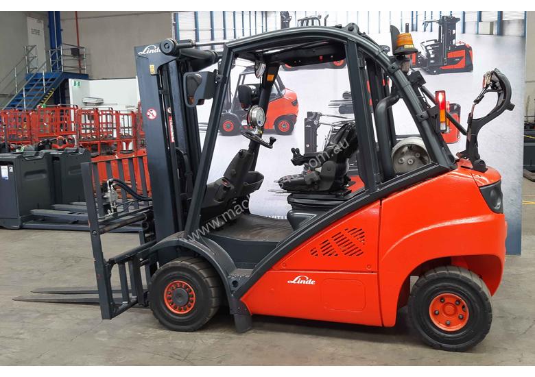 caption Used Forklift: H25T Genuine Preowned Linde 2.5t