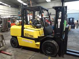 Forklift For Sale 5 Ton Yale LPG 4300mm Container Entry Mast Side Shift - picture1' - Click to enlarge