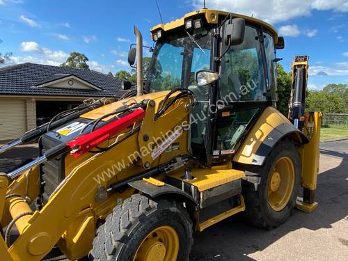 2013 CAT 432F 4WD BackHoe 4in1 Bucket with Roll Over Forks