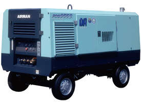 AIRMAN PDS655SD-4B2: 655cfm Portable Diesel Compressor on Wagon Wheels  - picture2' - Click to enlarge