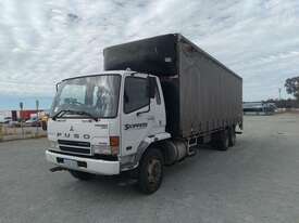 Mitsubishi Fuso 2006 FN63F FN 14.0 6X4 Curtainsider Tautliner with Tailgate Taillift - picture0' - Click to enlarge
