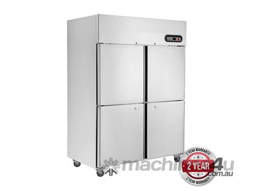 TROPICAL Thermaster 4×½ door Stainless Steel Freezer 1000 Litres