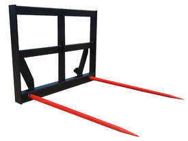 Double Spear Hay Forks, Euro Hitch - picture0' - Click to enlarge