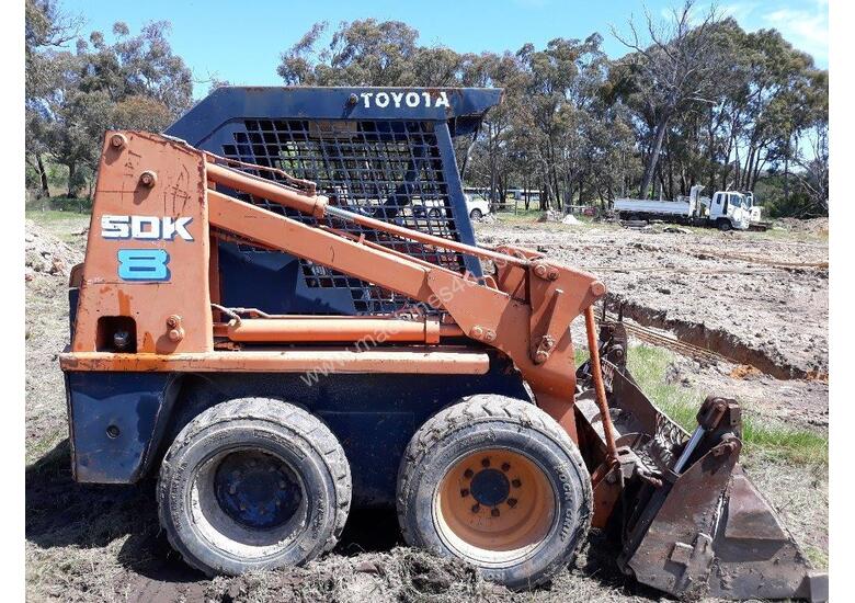 Used dynapac 1986 TOYOTA SDK8 SKID STEER U4072 Wheeled SkidSteers in ...