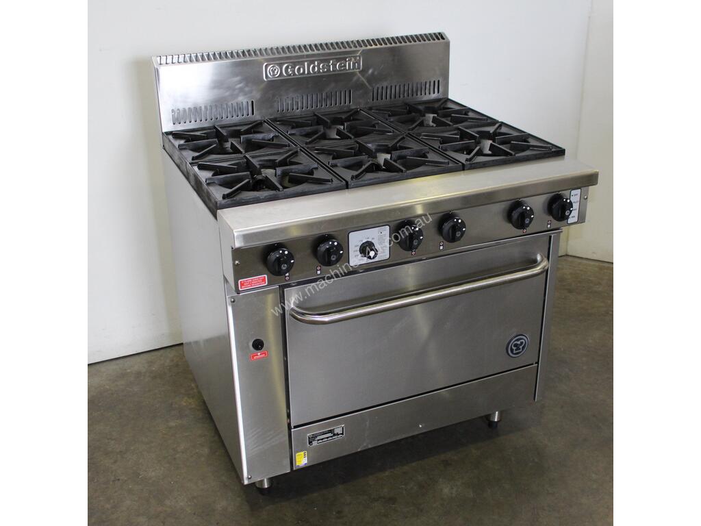 Used goldstein Goldstein PF-6-28 6 Burner Range Oven Cooktops and Ovens ...