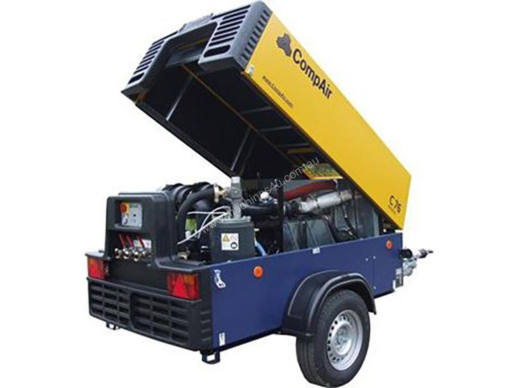 Hire compair CompAir C76 260CFM Portable Compressor Sunshine Coast Air