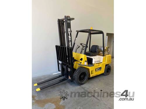 Hyster 2.5 lpg forklift low mast