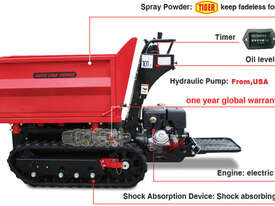 Mini Tracked Dumper 1000Kg, 3 way Tipping - picture1' - Click to enlarge