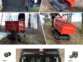 Mini Tracked Dumper 1000Kg, 3 way Tipping - picture2' - Click to enlarge
