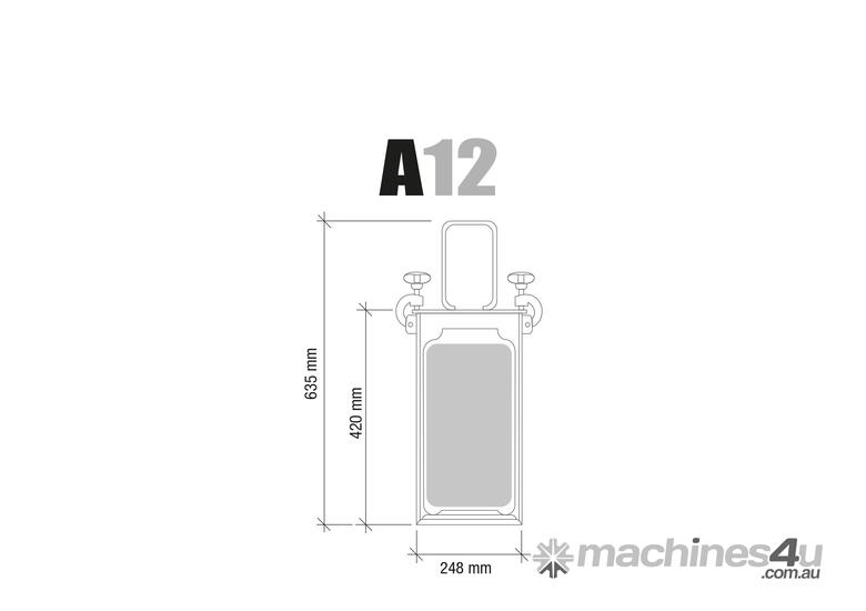 caption 12Kg Stainless Steel Glue Feeder Tank for PVA with 1 x 0002 Glue Gun 9012 by Pizzi