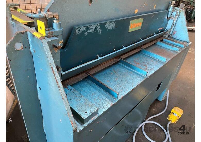 caption Kleen Econoshear Hydraulic Guillotine 3mm x 1500mm