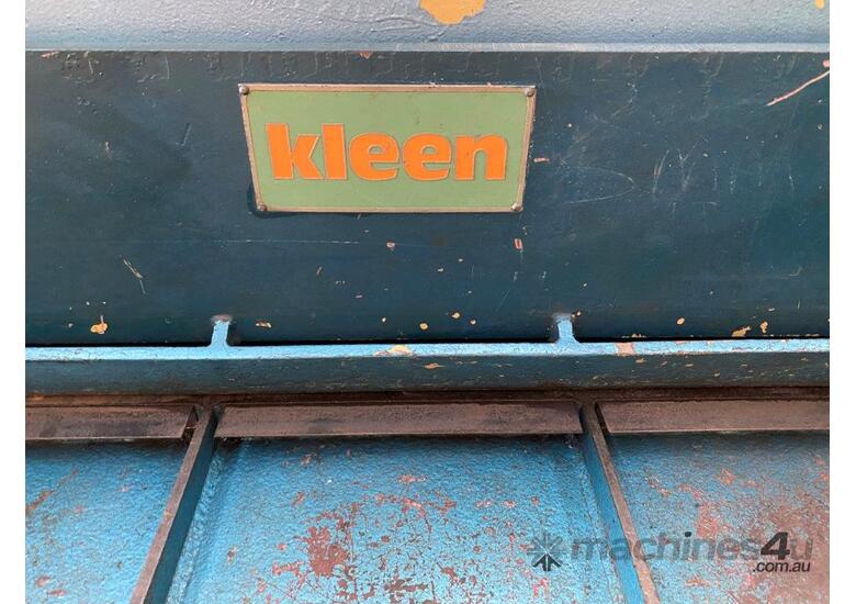 caption Kleen Econoshear Hydraulic Guillotine 3mm x 1500mm