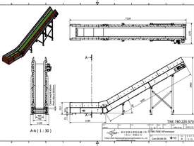 Telford Smith TSE.CY.780.220.570 (2.2kW) Horizontal to Incline Conveyor 2020 - picture1' - Click to enlarge