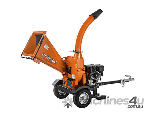 GITENDO Commercial 15HP Electric Start Wood Chipper 120mm Disc Chipping