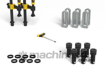 Siegmund Tool-Set A - Complete with 2x Clamps, 6x Bolts, 4x Stops, and 1x Hex wrench