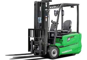 Hangcha 1.3T - 2T A Series Electric LI-Ion 3 Wheel Forklift