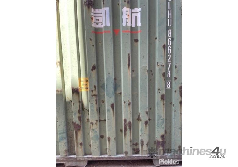 Used 40 General Purpose Container Storage Fees Of 10 Per Day Will Be