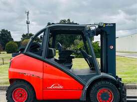 LINDE H50 5T LPG CONTAINER MAST FORKLIFT 4M LIFT - picture0' - Click to enlarge