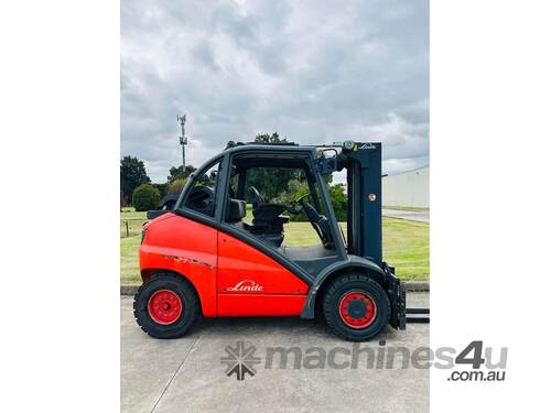 LINDE H50 5T LPG CONTAINER MAST FORKLIFT 4M LIFT