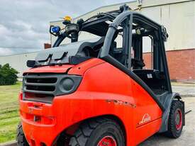 LINDE H50 5T LPG CONTAINER MAST FORKLIFT 4M LIFT - picture0' - Click to enlarge