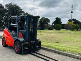 LINDE H50 5T LPG CONTAINER MAST FORKLIFT 4M LIFT - picture1' - Click to enlarge