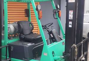 ACTIVE FORKLIFTS - Mitsubishi 1.8 ton forklift for sale- 4m standard mast solid tyres