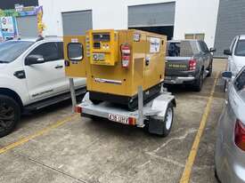 Hire Caterpillar 20kVA Diesel generator on trailer - picture0' - Click to enlarge