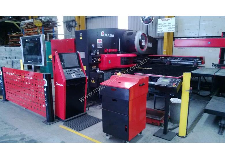 caption Amada EMZ 3510 NT with MP Loader/Unloader