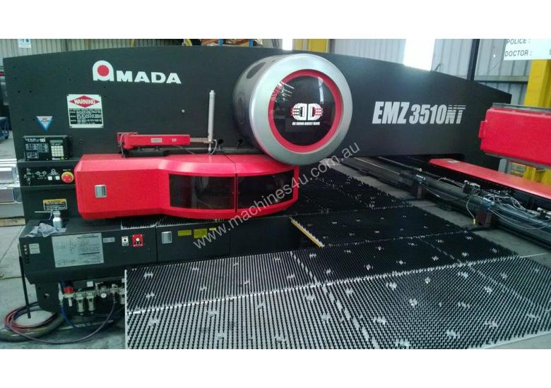 caption Amada EMZ 3510 NT with MP Loader/Unloader