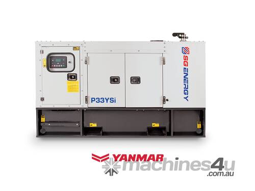 caption SG ENERGY – YANMAR 33 kVA Industrial Three Phase Generator