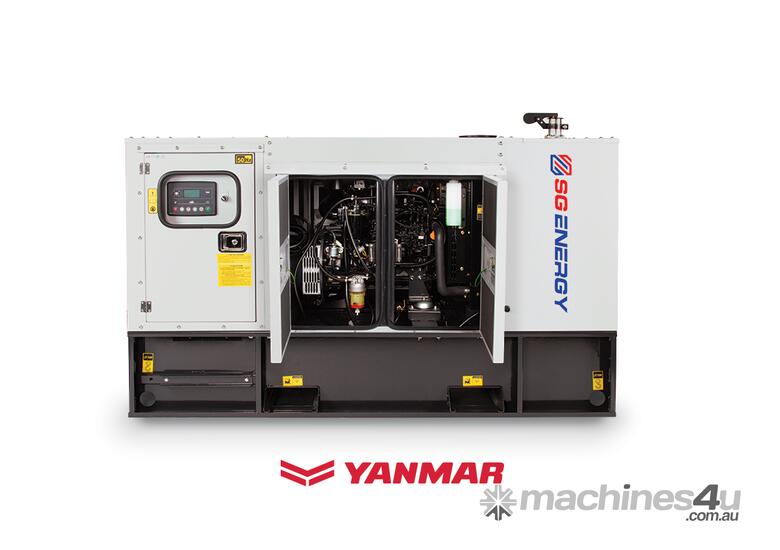 caption SG ENERGY – YANMAR 33 kVA Industrial Three Phase Generator