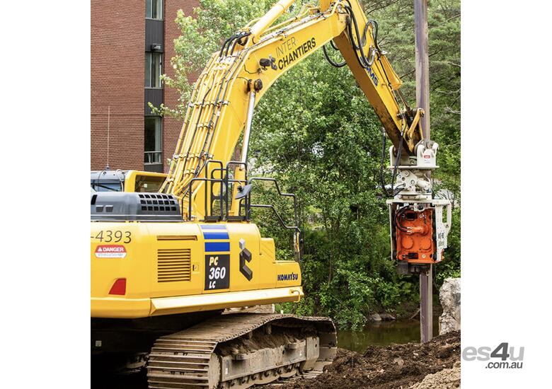 caption Gilbert Grizzly Multigrip Vibratory Pile Driver