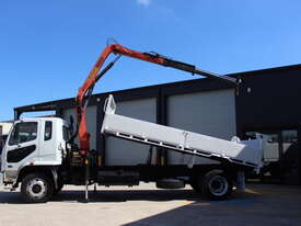MITSUBISHI FUSO FIGHTER 10 CRANE WITH TIPPER BODY FEATURING GENUINE FUSO BULL BAR - picture0' - Click to enlarge